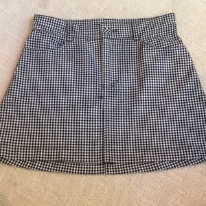 Checkered Mini Skirt